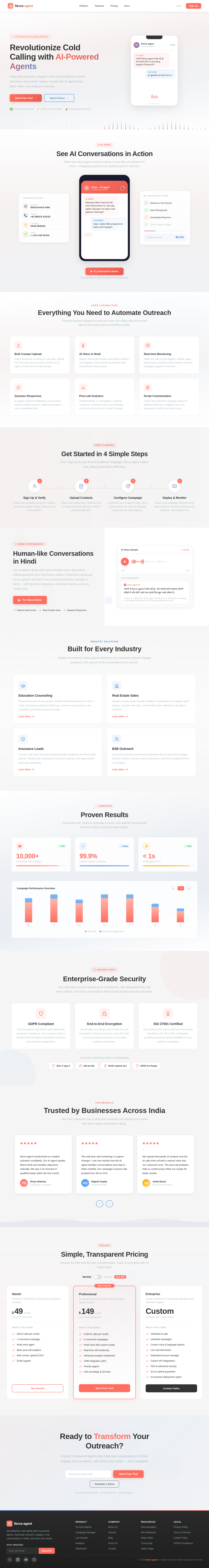 Landing design preview