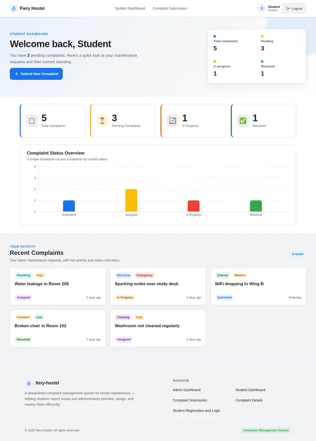 Student Dashboard