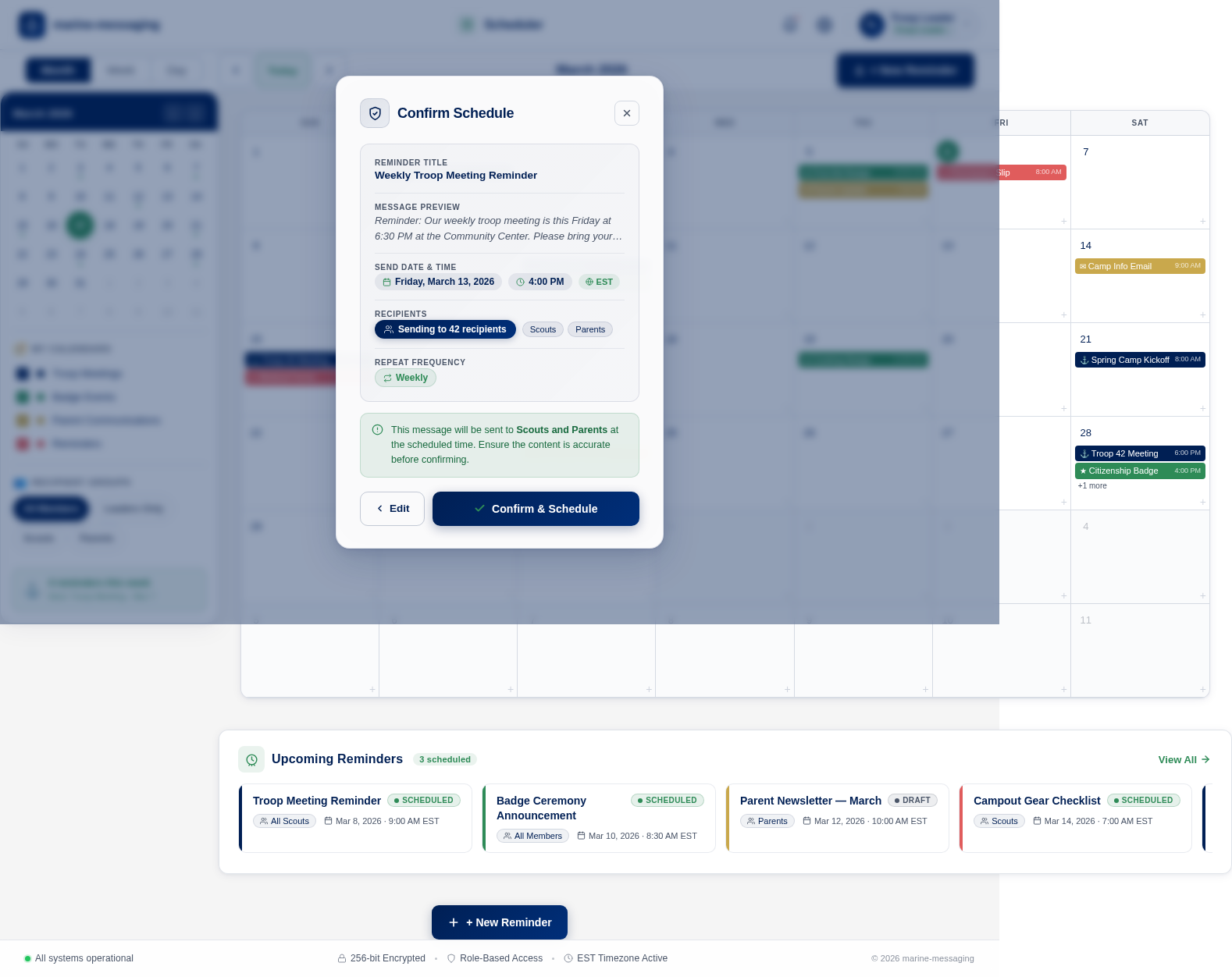 Scheduler design preview