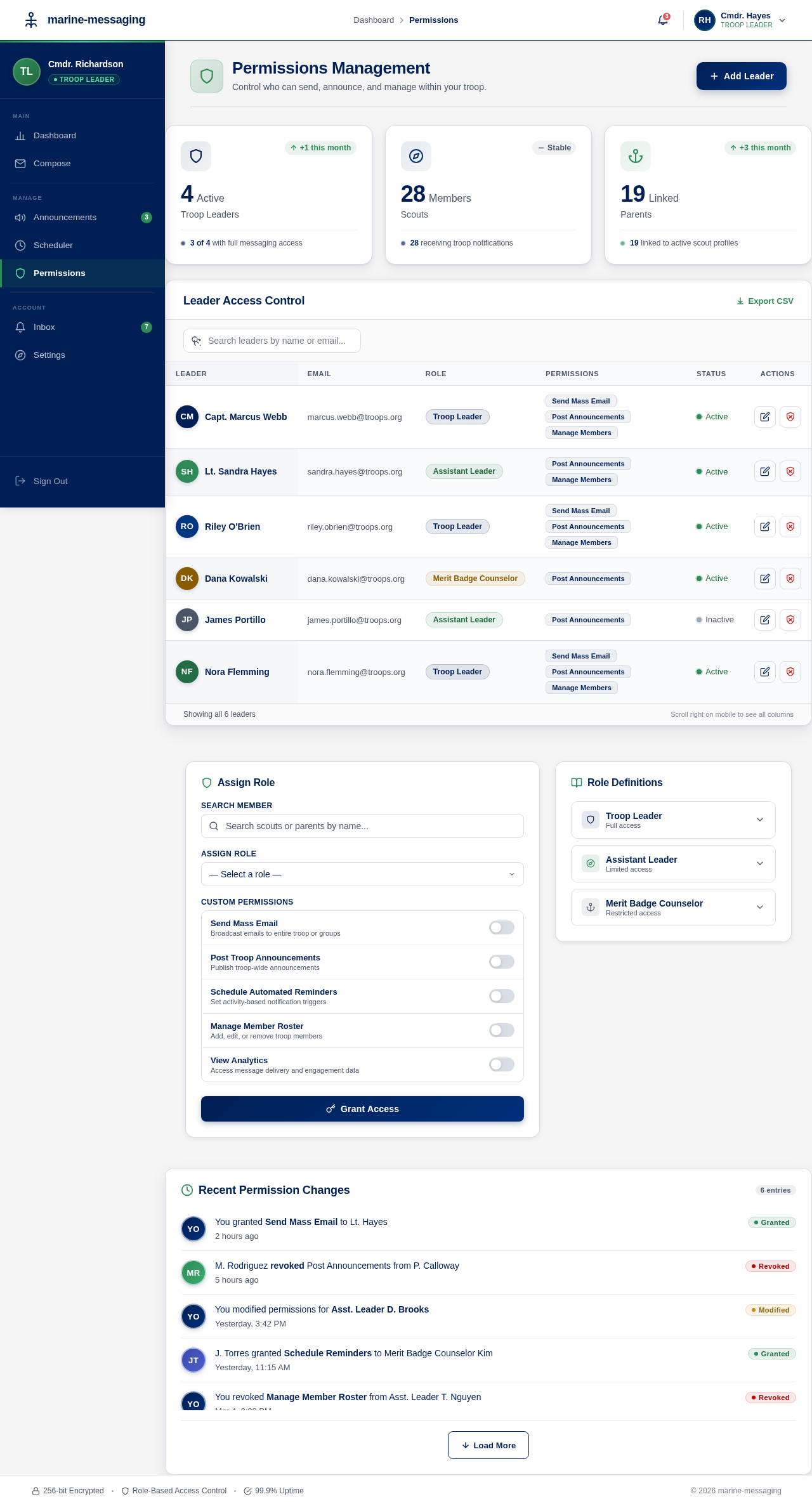 Permissions design preview