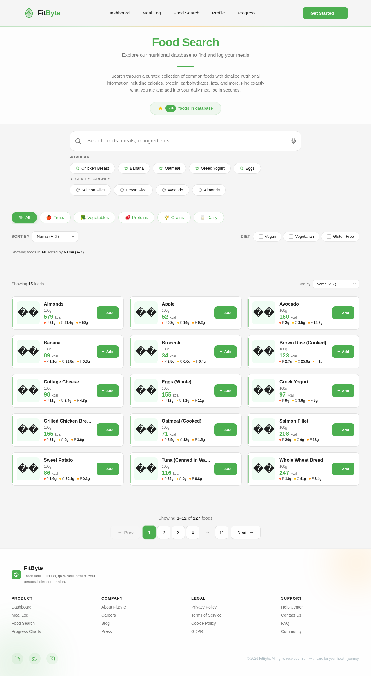 FoodSearch design preview