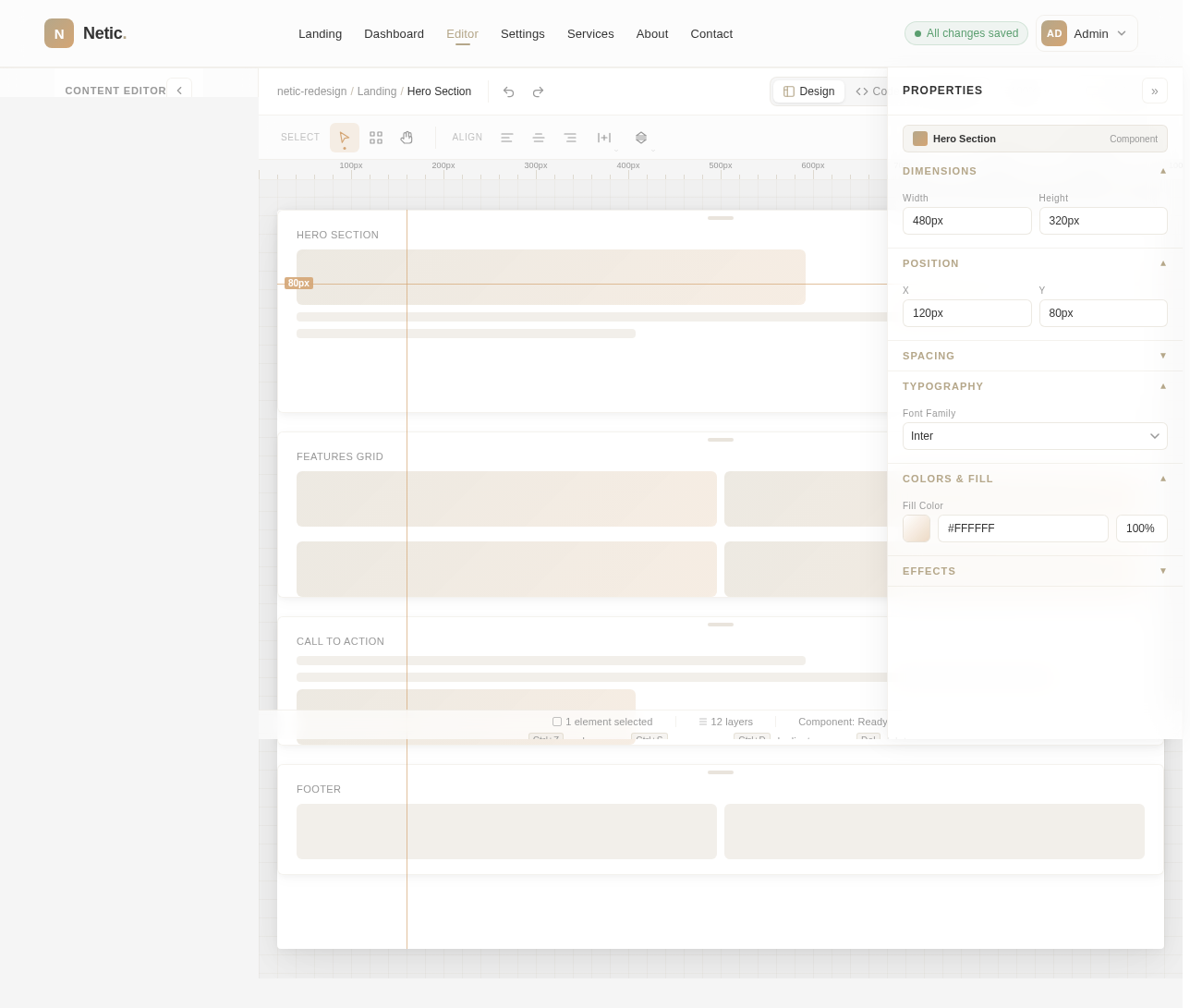 ContentEditor design preview