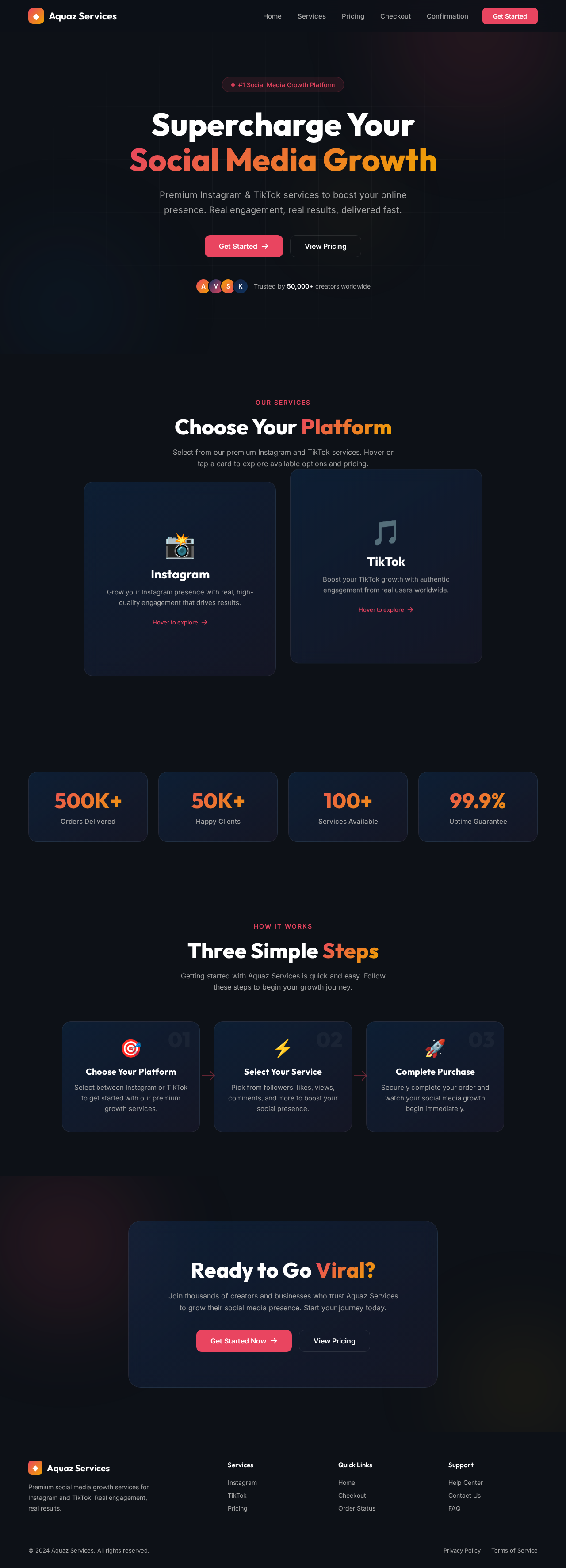 Landing design preview
