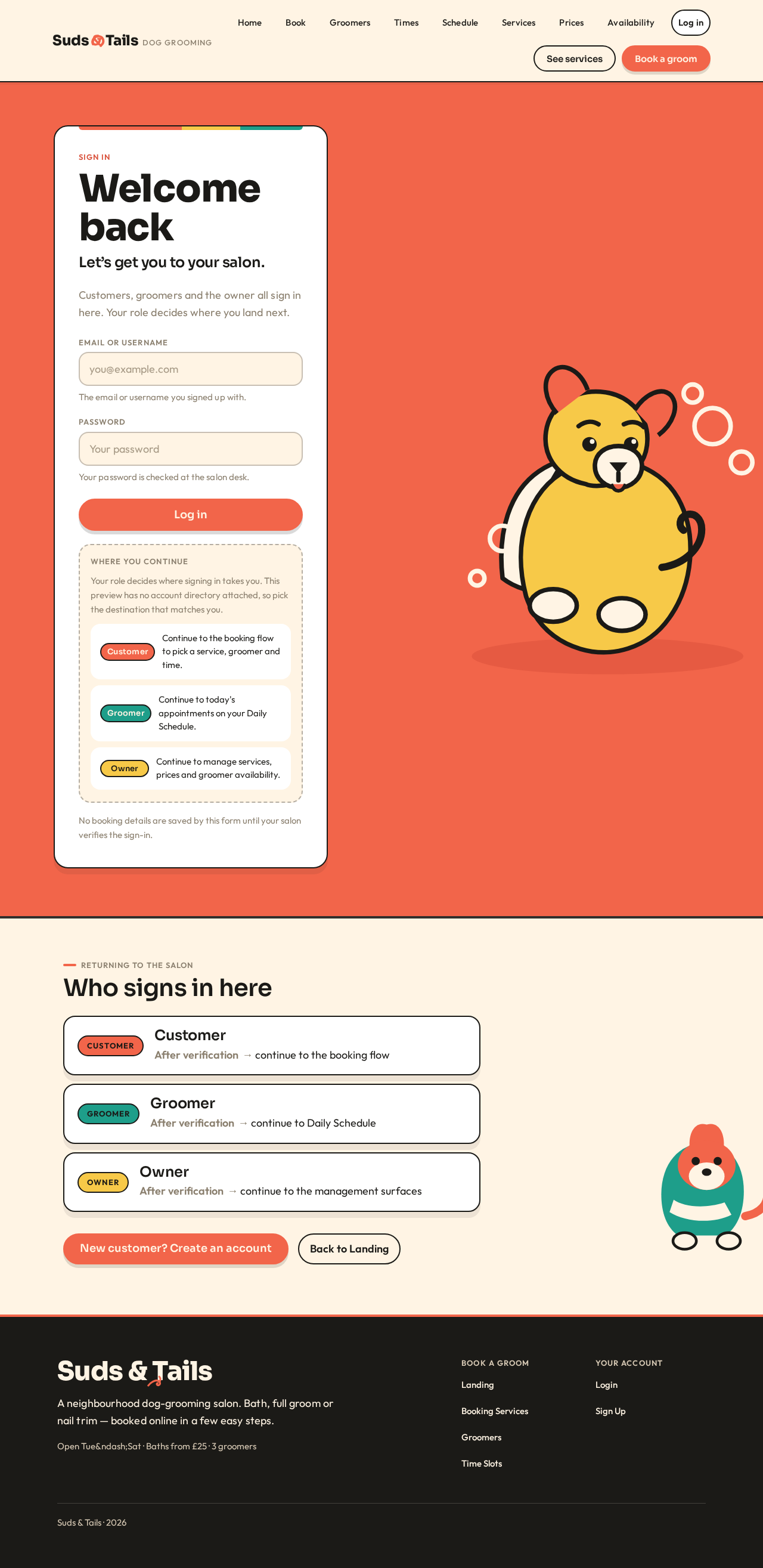 Login design preview
