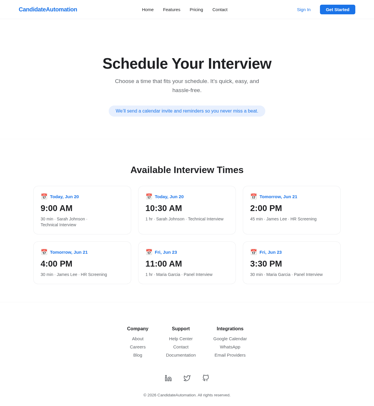 Booking design preview