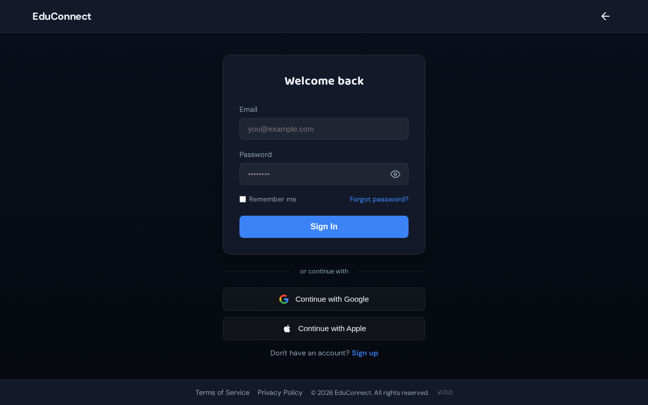Login design preview
