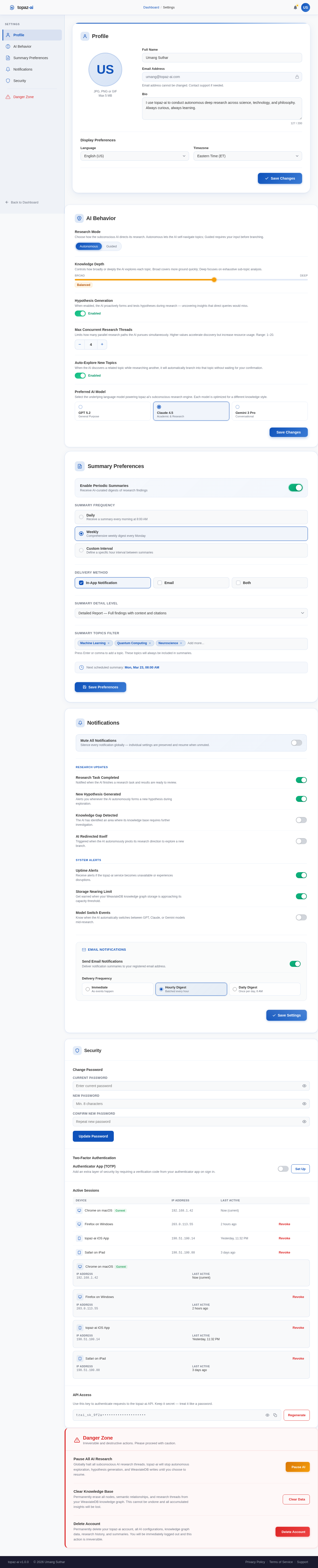 Settings design preview