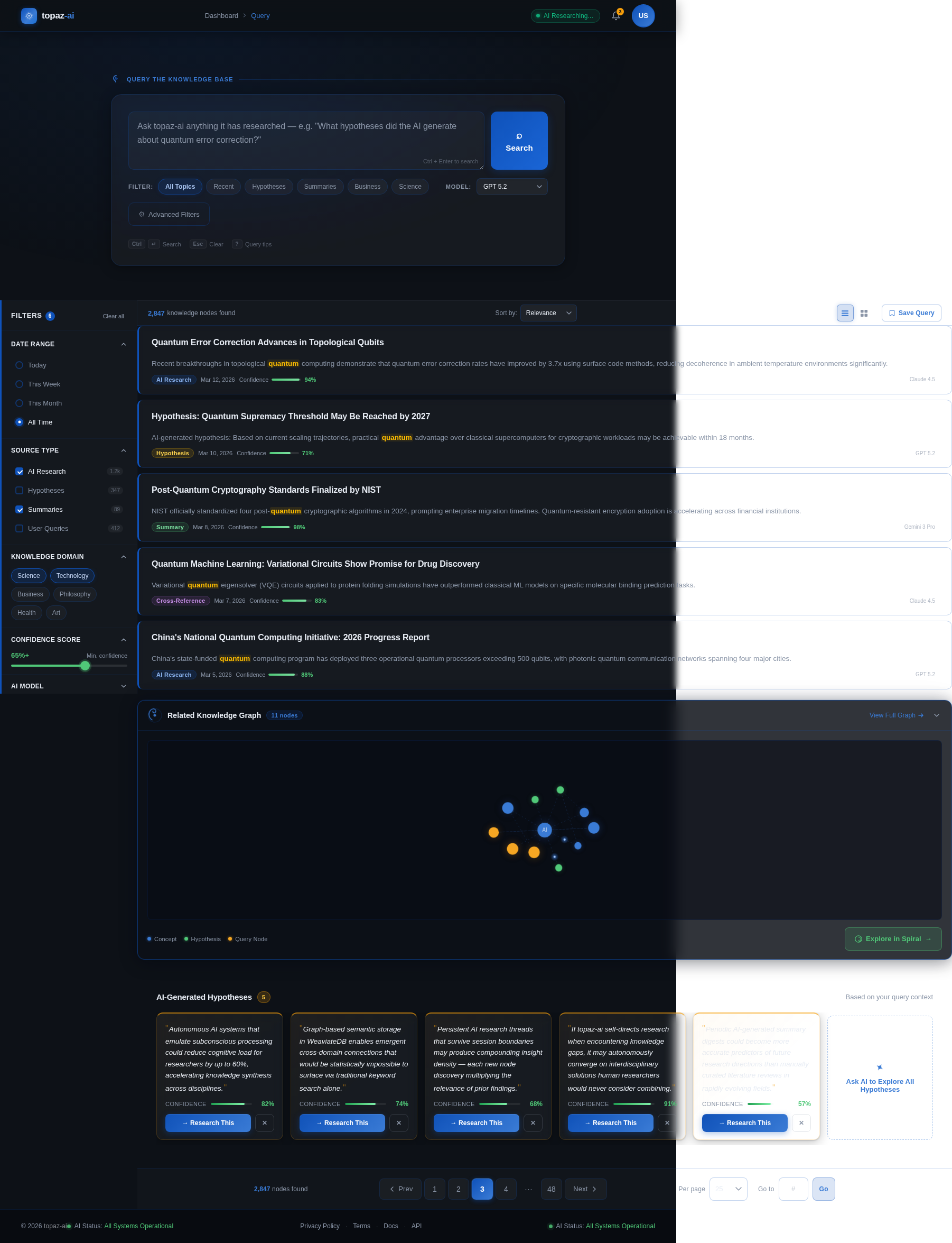 Query design preview