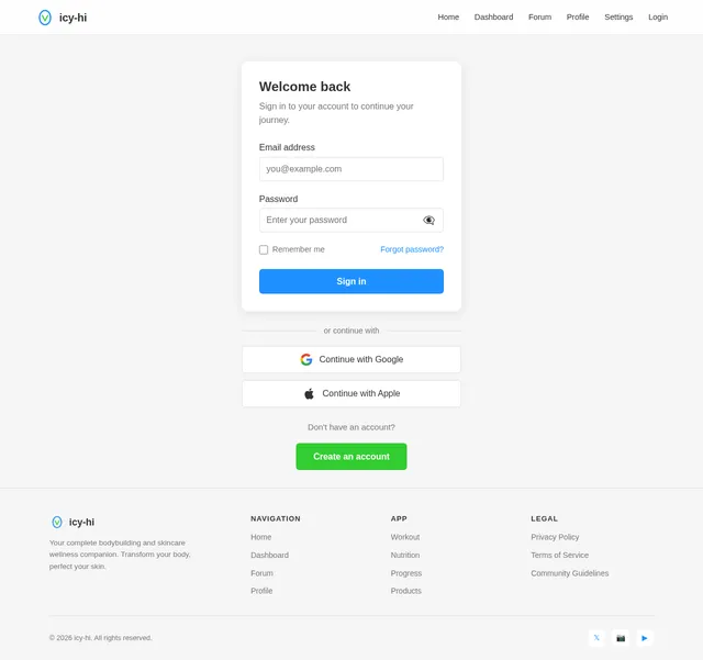 Login
