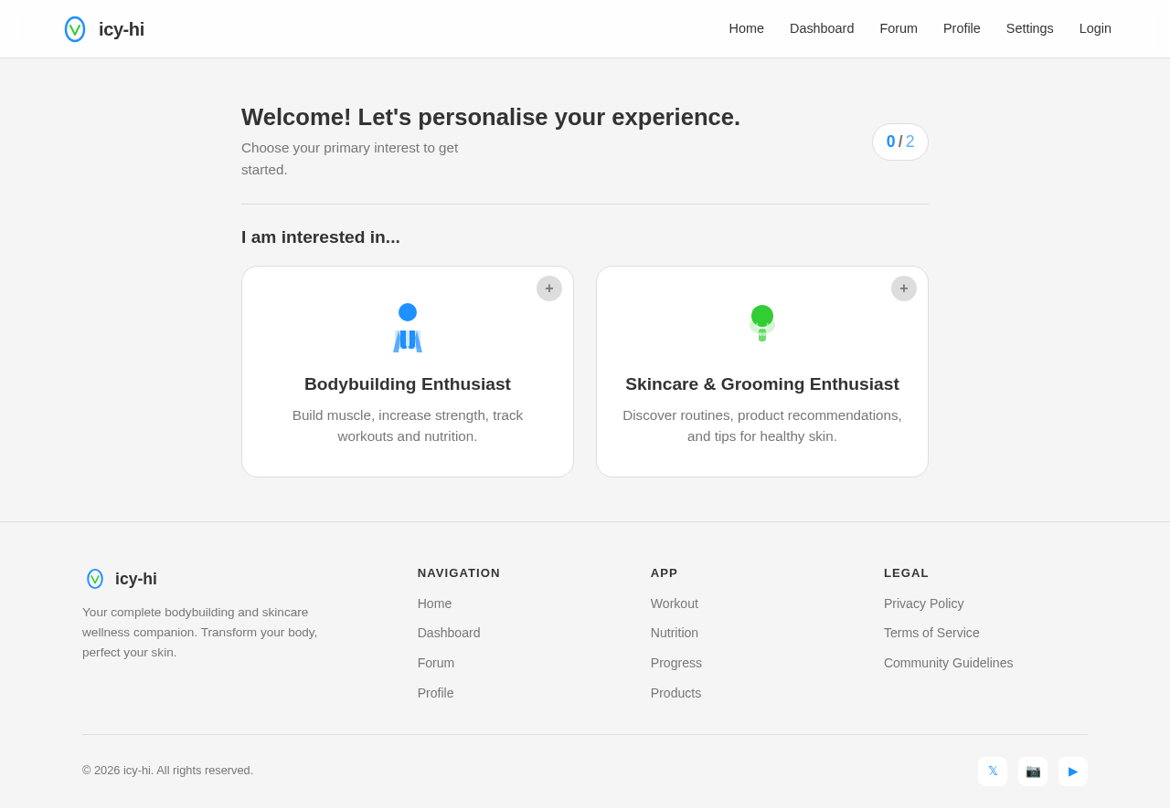 Onboarding design preview