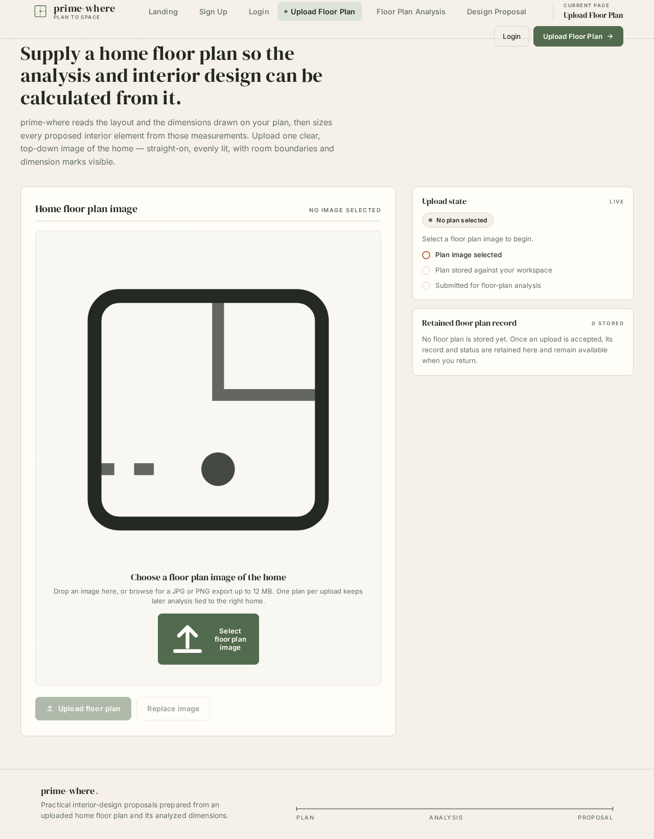 Upload Floor Plan design preview