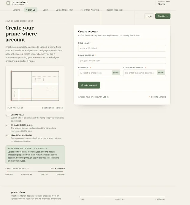 Sign Up