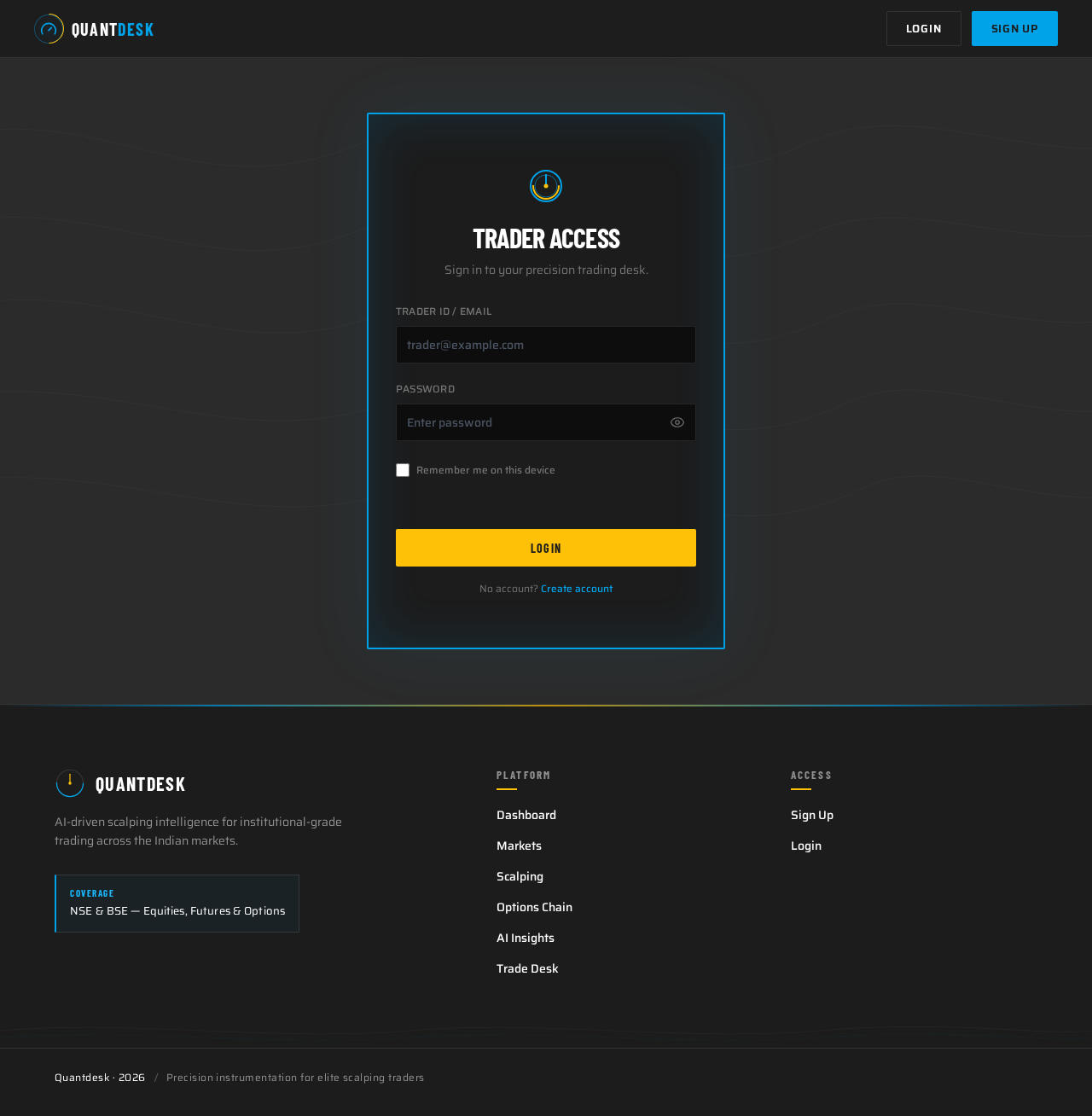 Login design preview