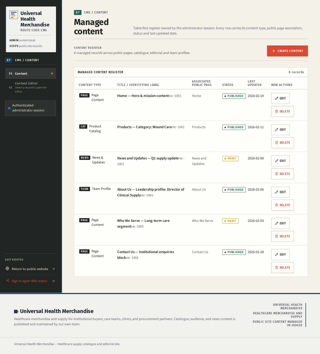 Content design preview