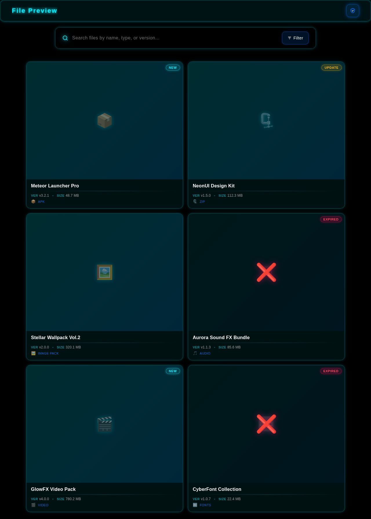 File Preview design preview