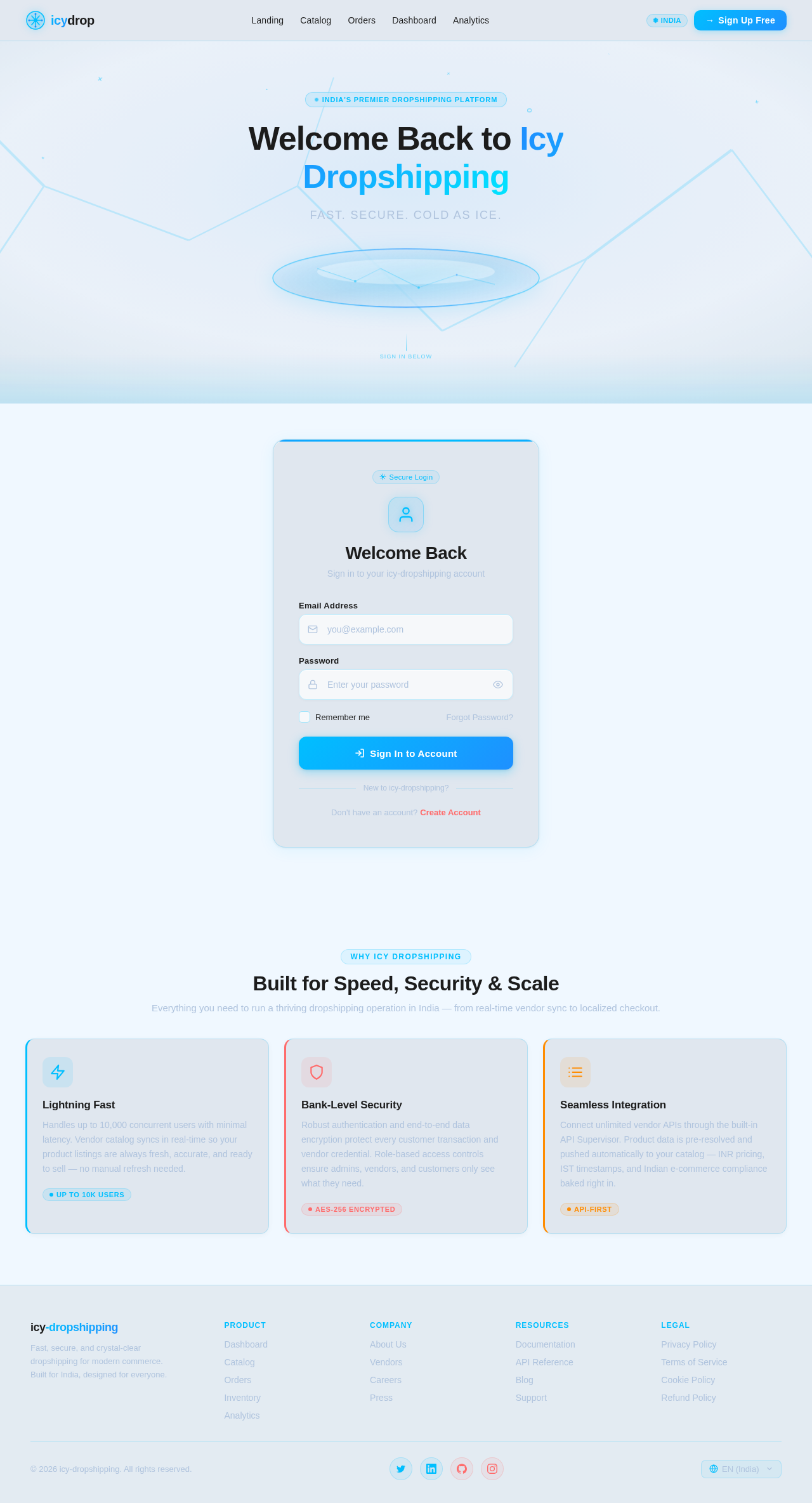 Login design preview