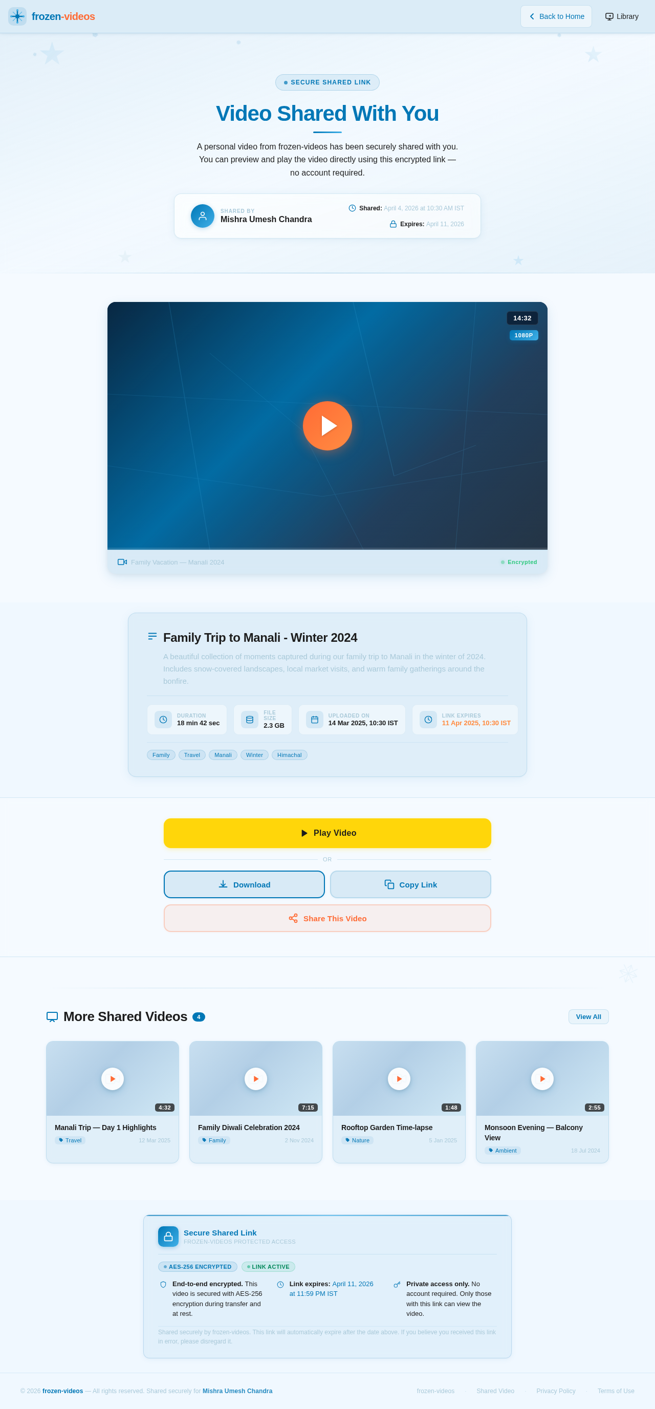 SharedLink design preview