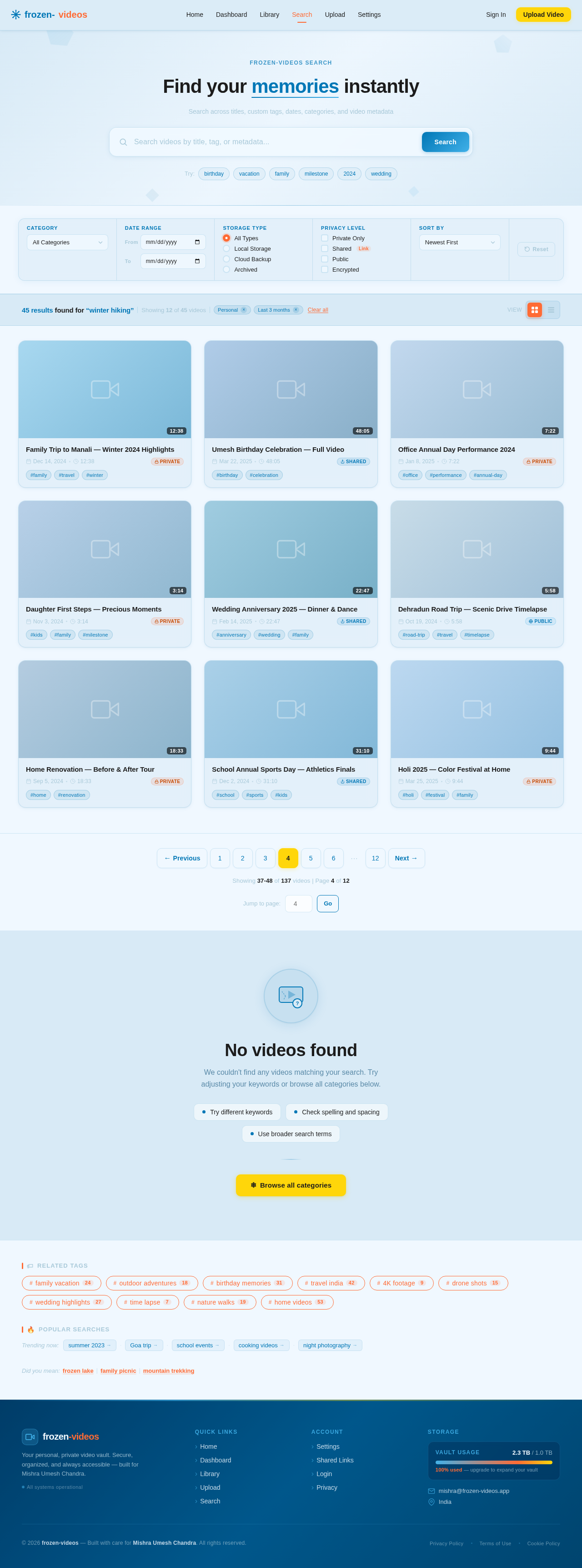 Search design preview