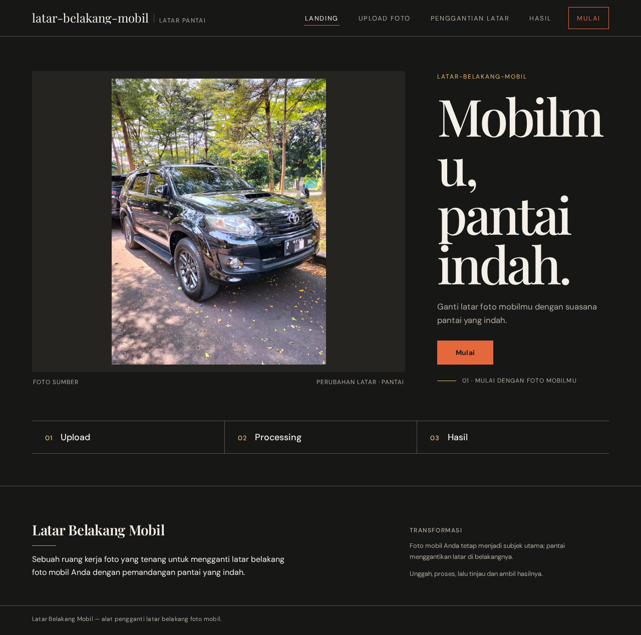 Landing design preview
