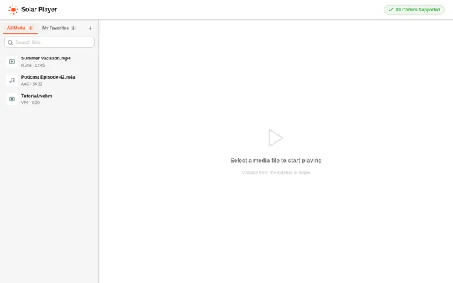 Media Player Interface