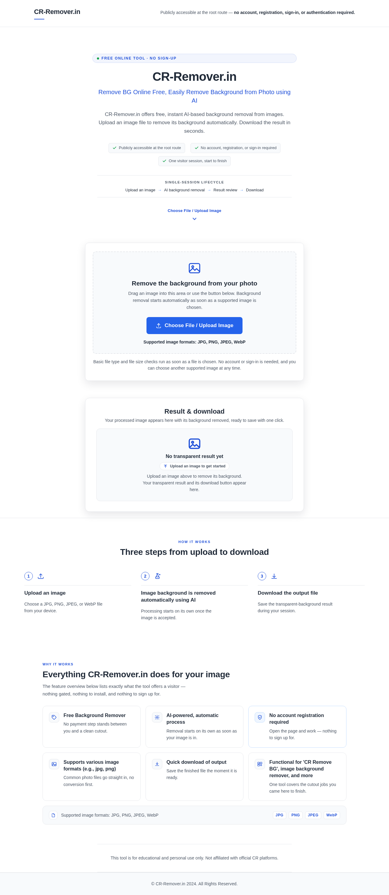 Landing design preview
