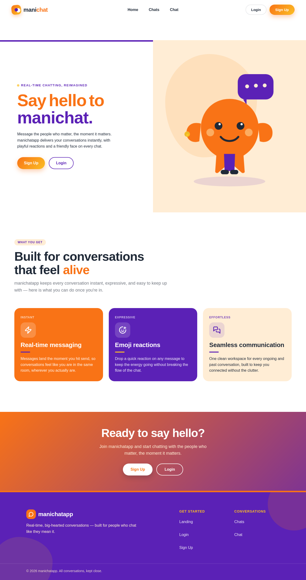 Landing design preview