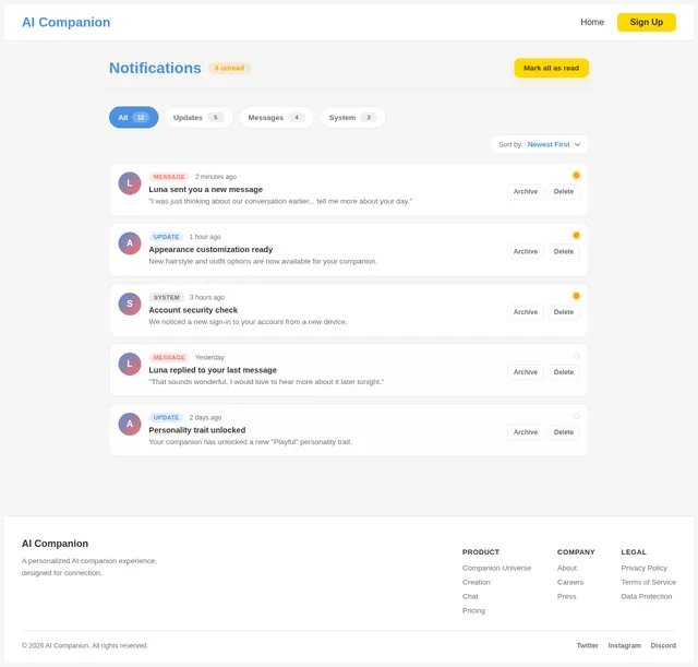 Notifications