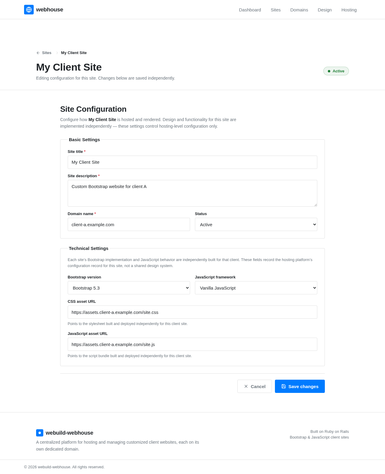 Site Editor design preview