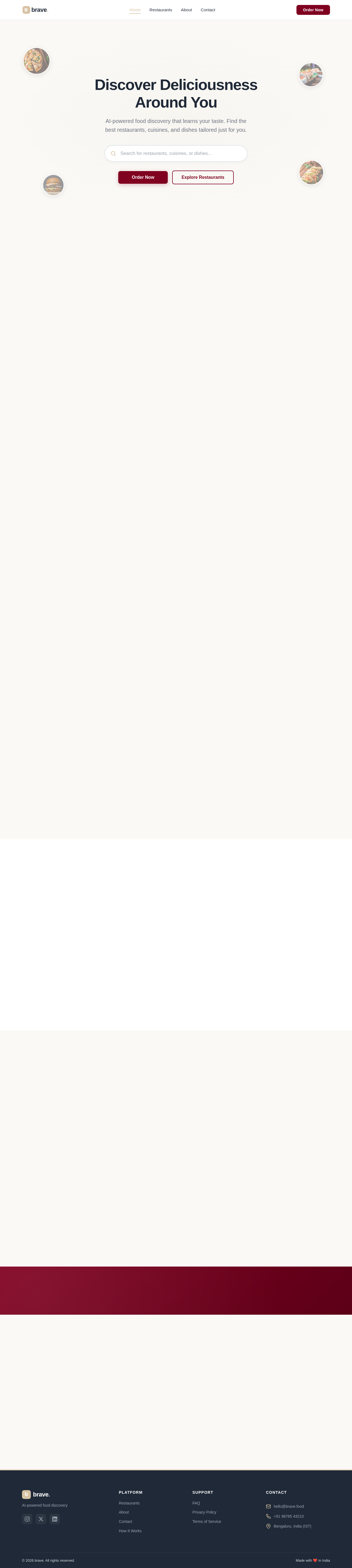 Landing design preview