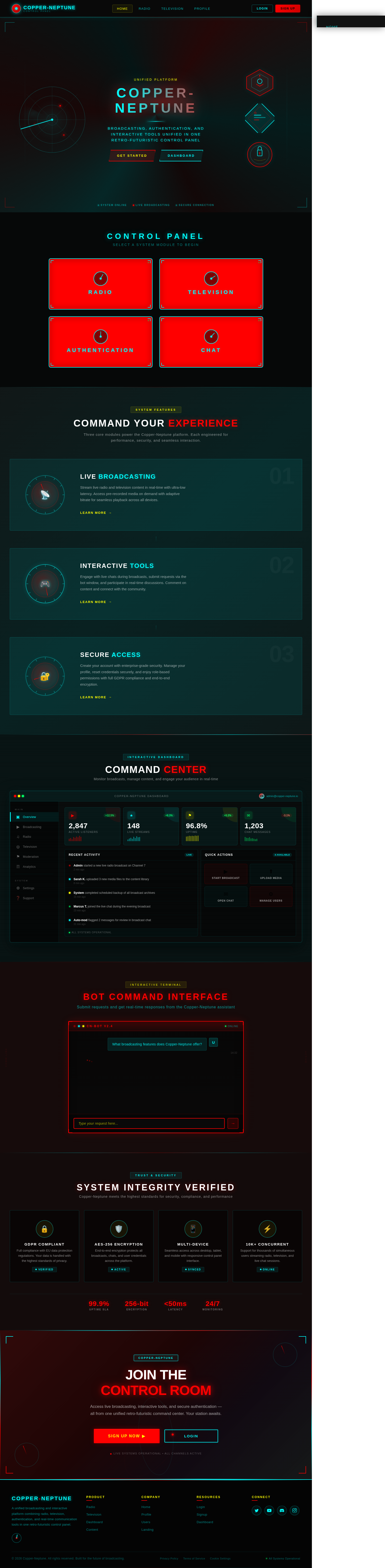Landing design preview