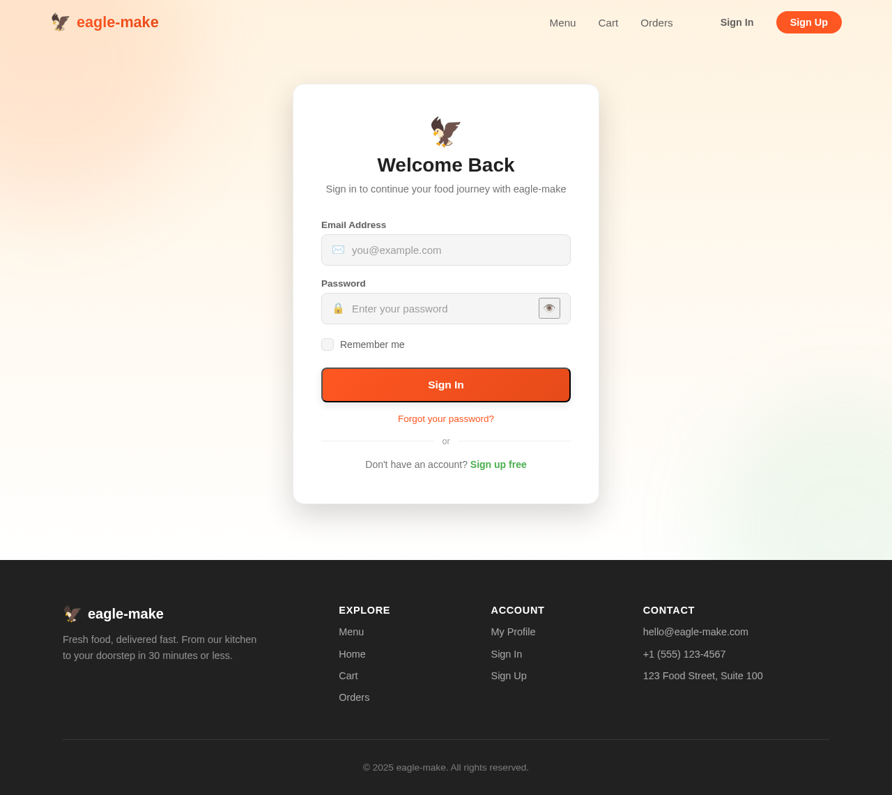 Login design preview