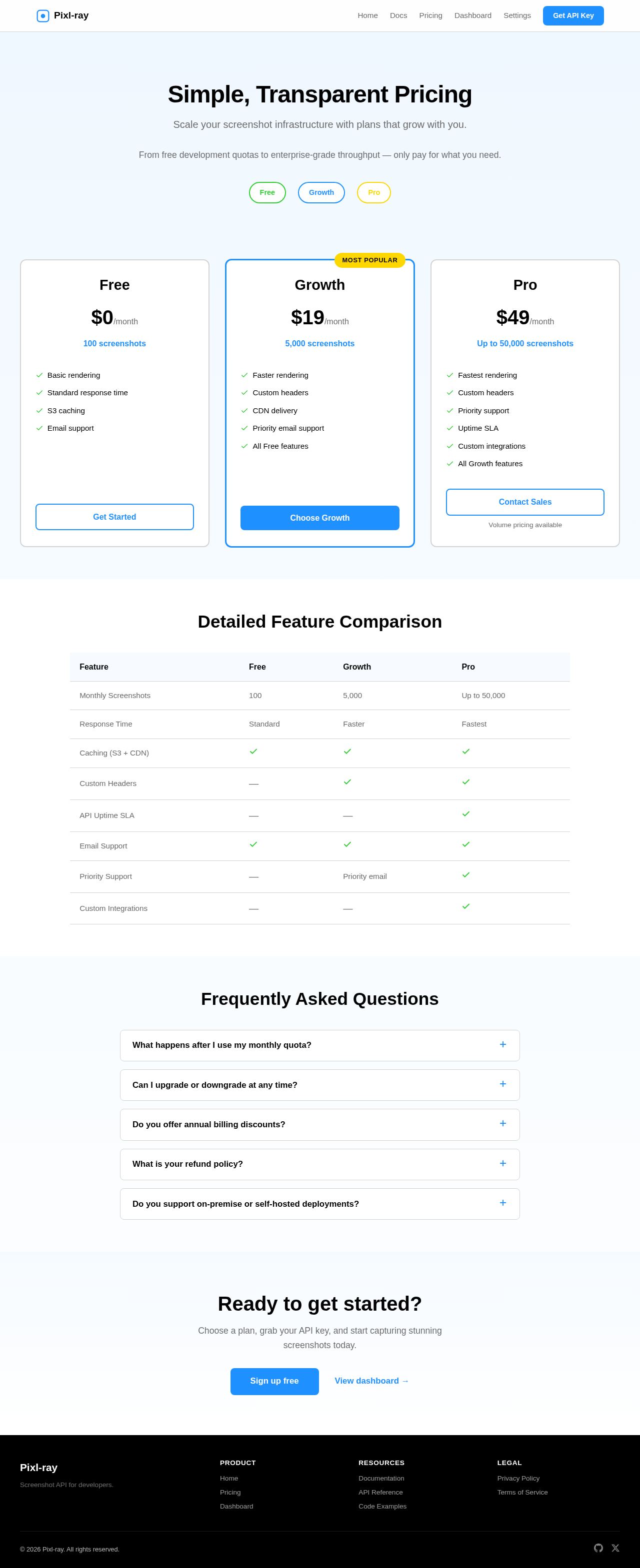 Pricing design preview