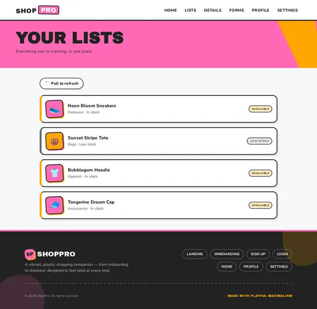 Lists