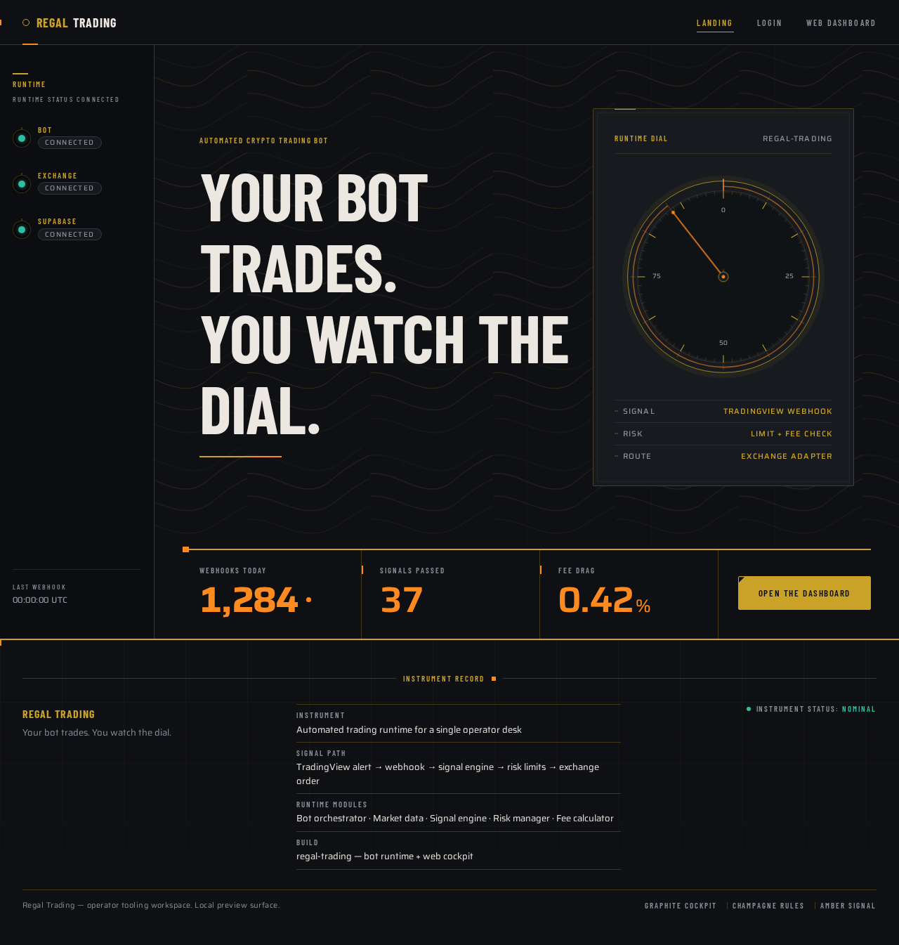 Landing design preview