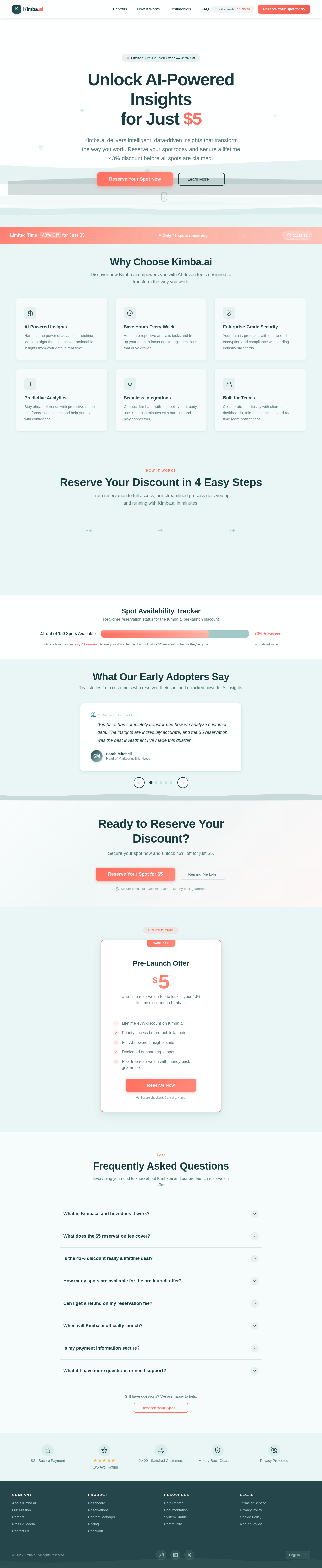 Landing design preview