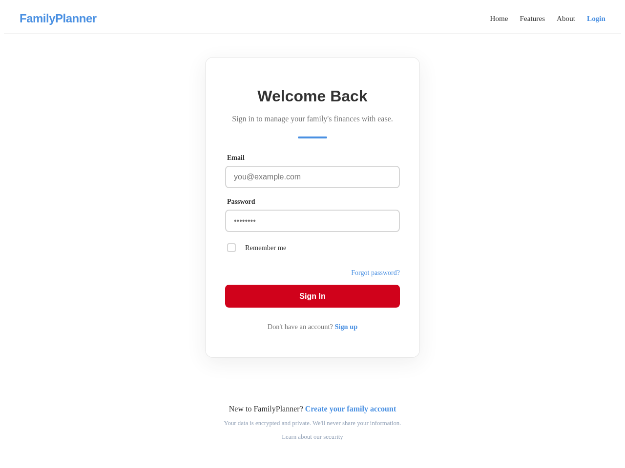 Login design preview