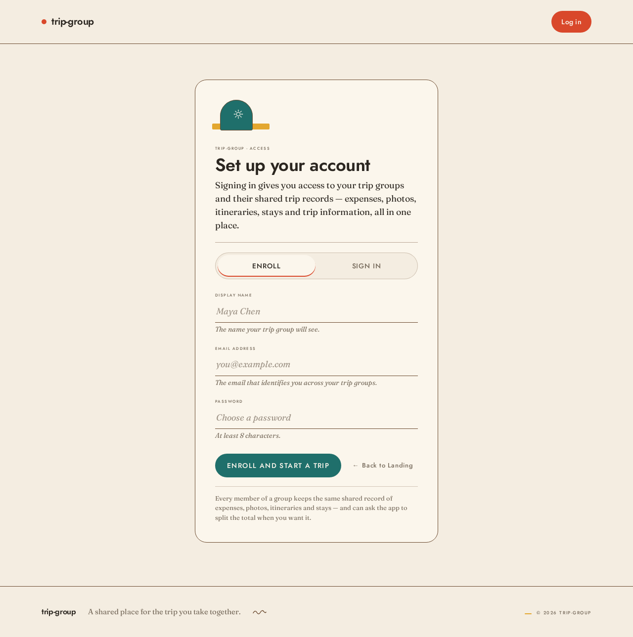 Login design preview