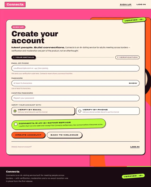Sign up
