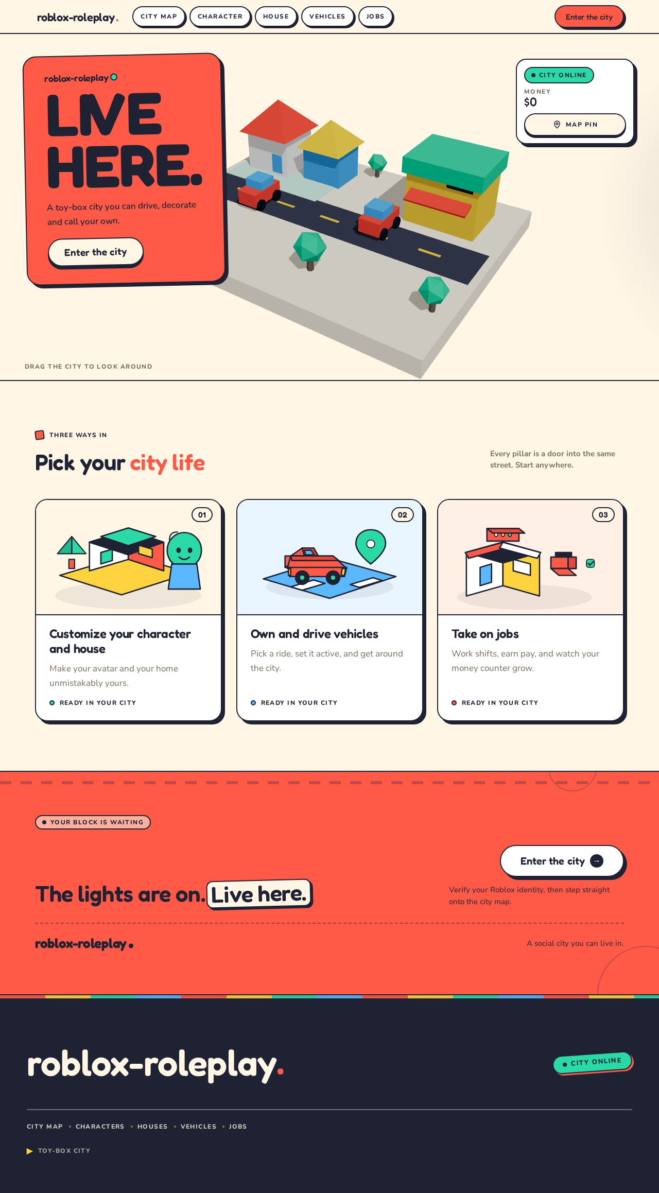 Landing design preview