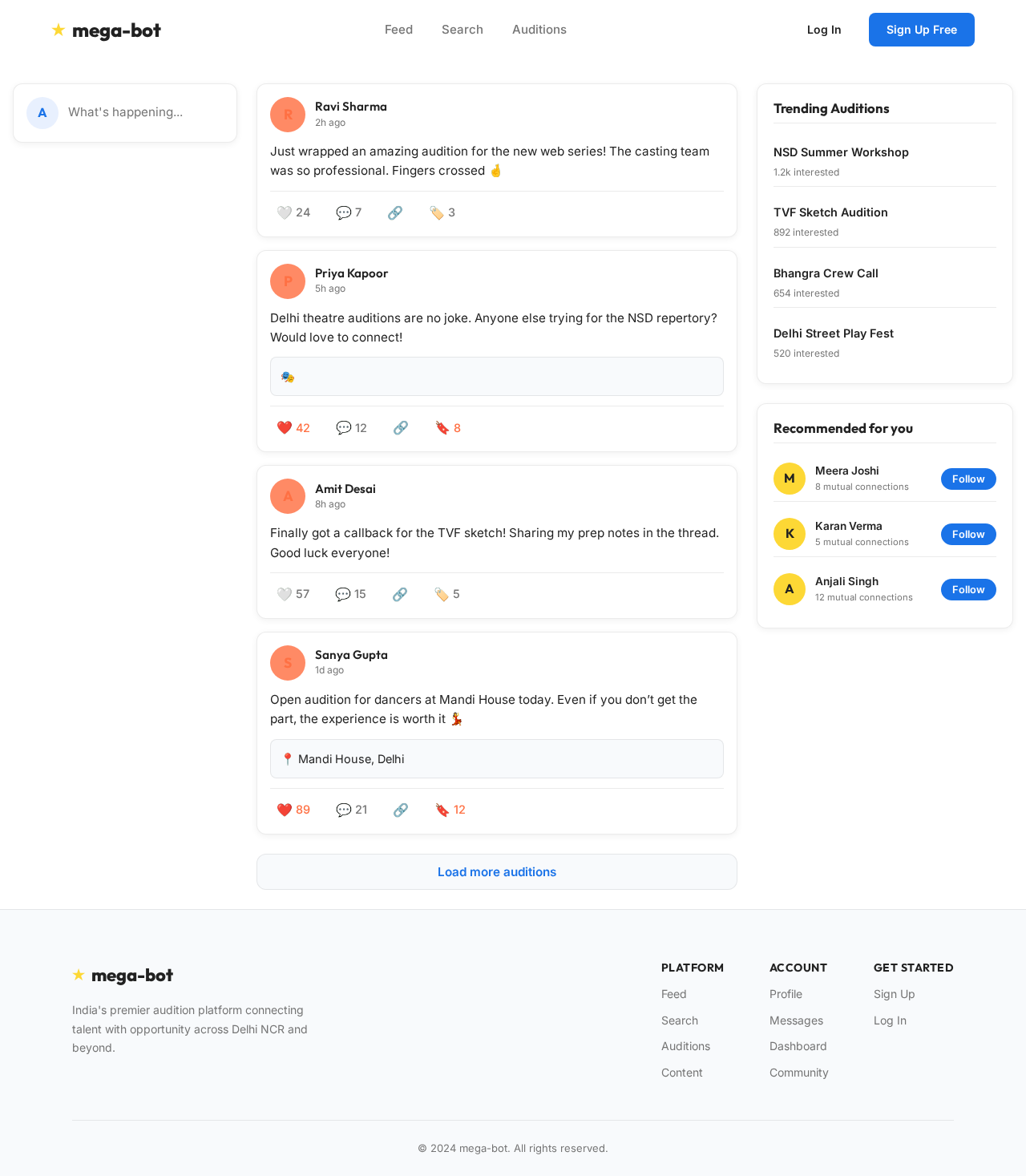 Feed design preview