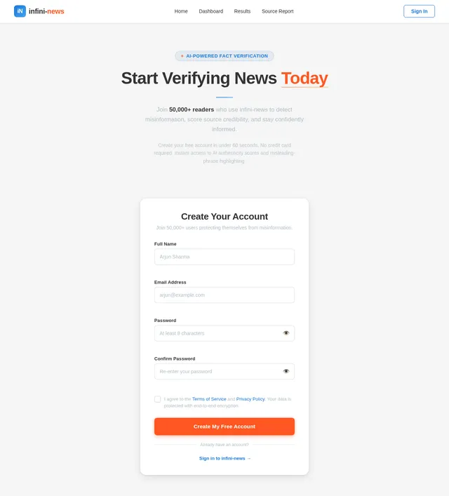 Signup