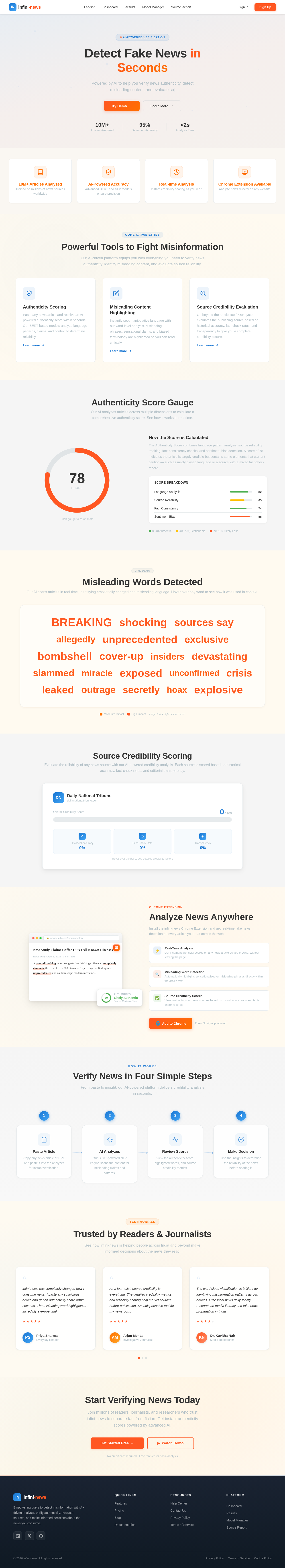 Landing design preview