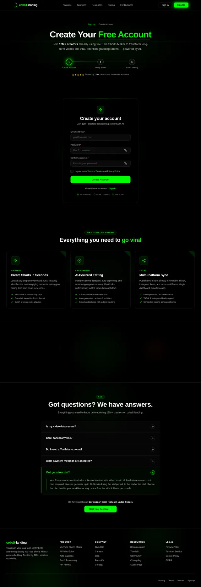Signup
