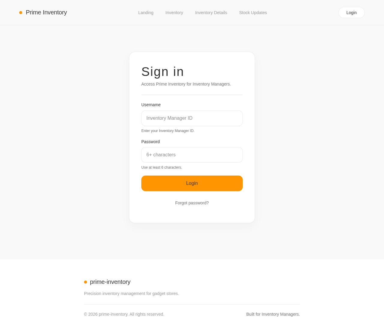 Login design preview