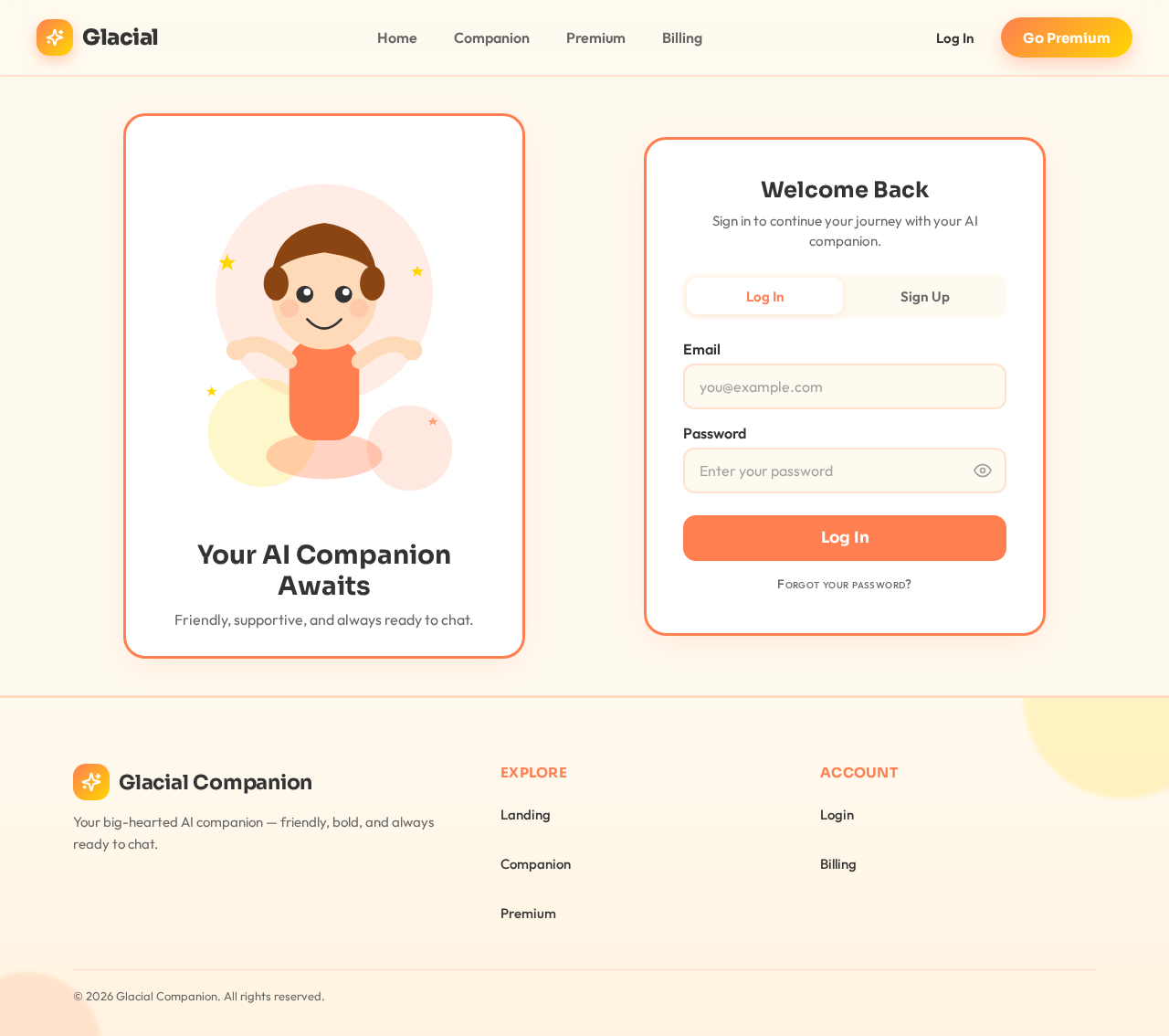 Login design preview