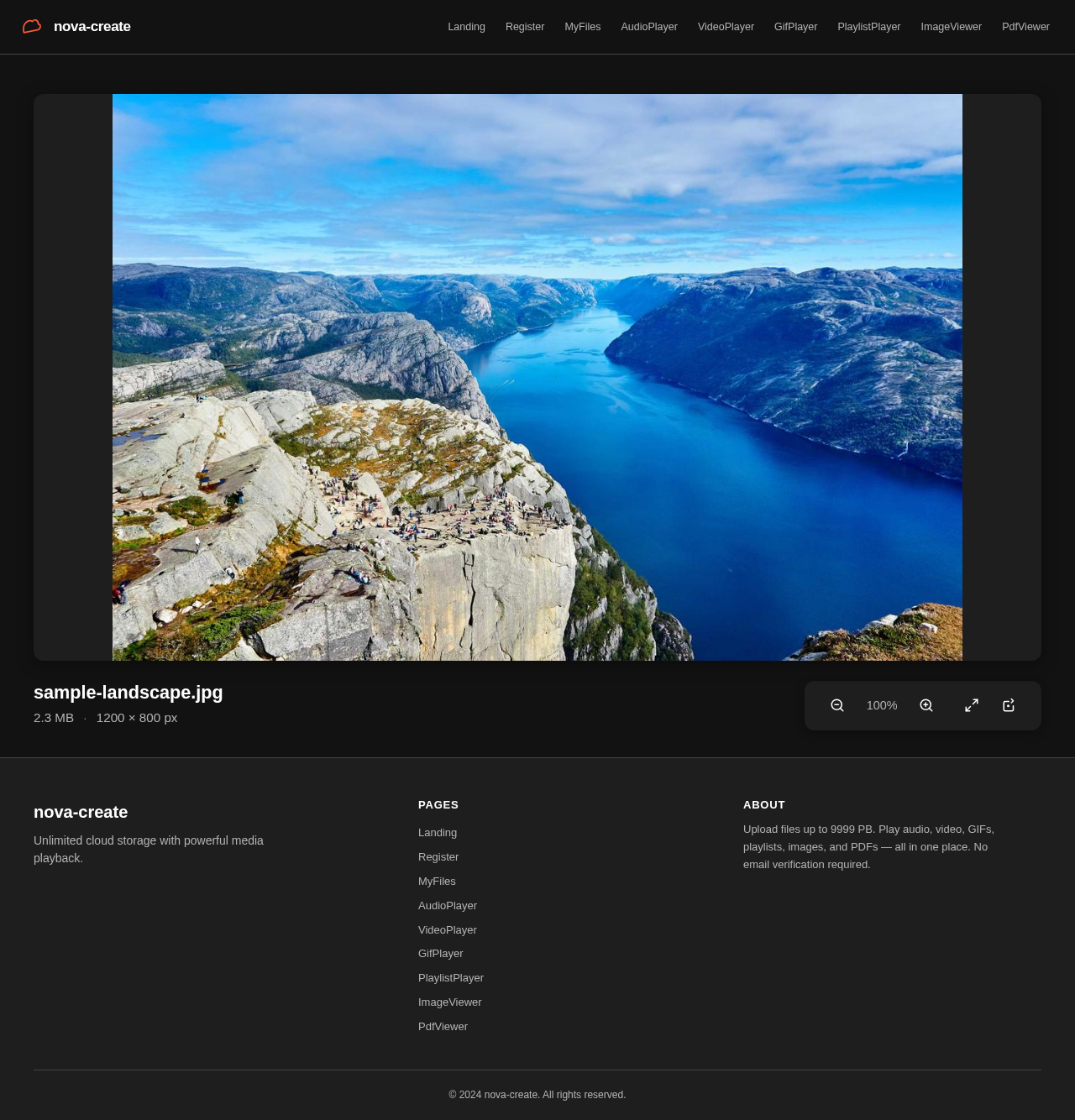 ImageViewer design preview