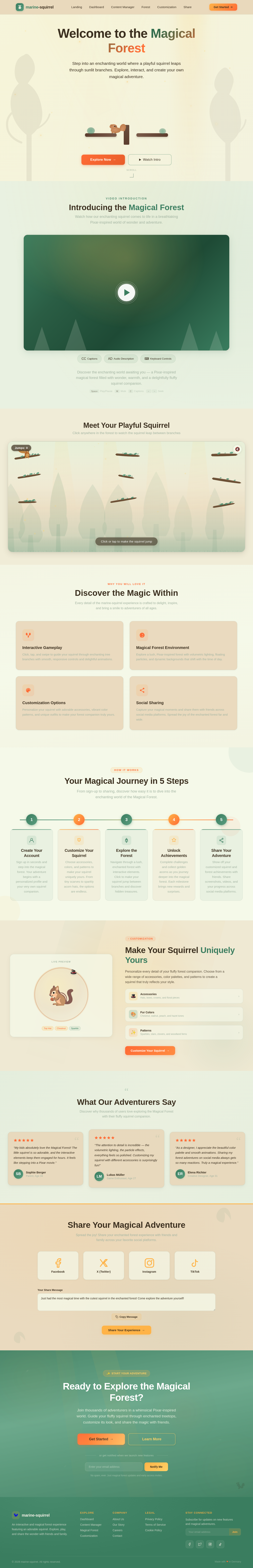 Landing design preview