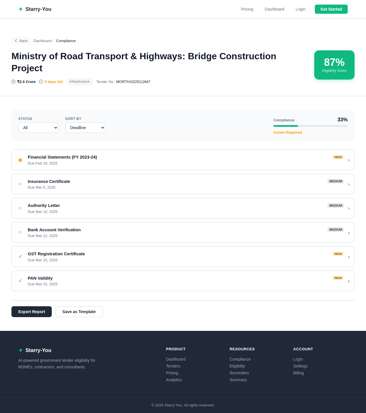 Compliance design preview