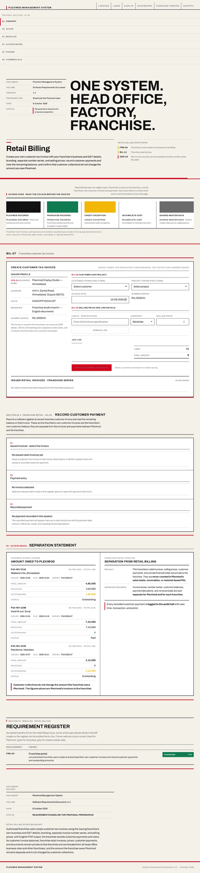 Retail Billing