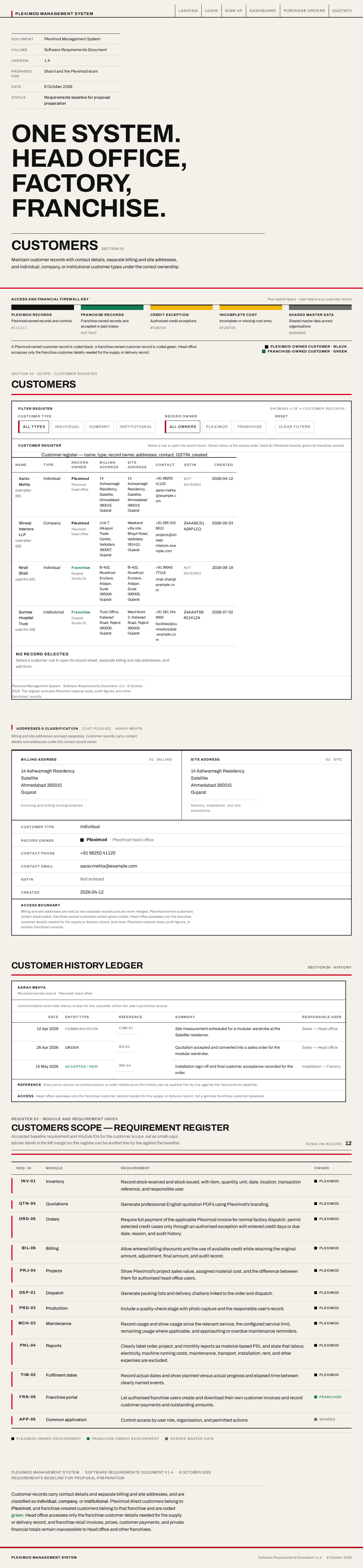 Customers design preview
